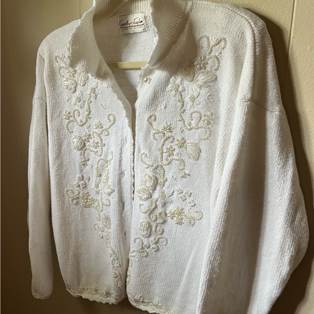 Vintage Pearl Sweater